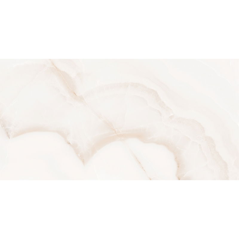 Mexen Onyx Muestra blanca de gres esmaltado rect. G1, baldosa suelo-pared, brillo - TL106-01-S