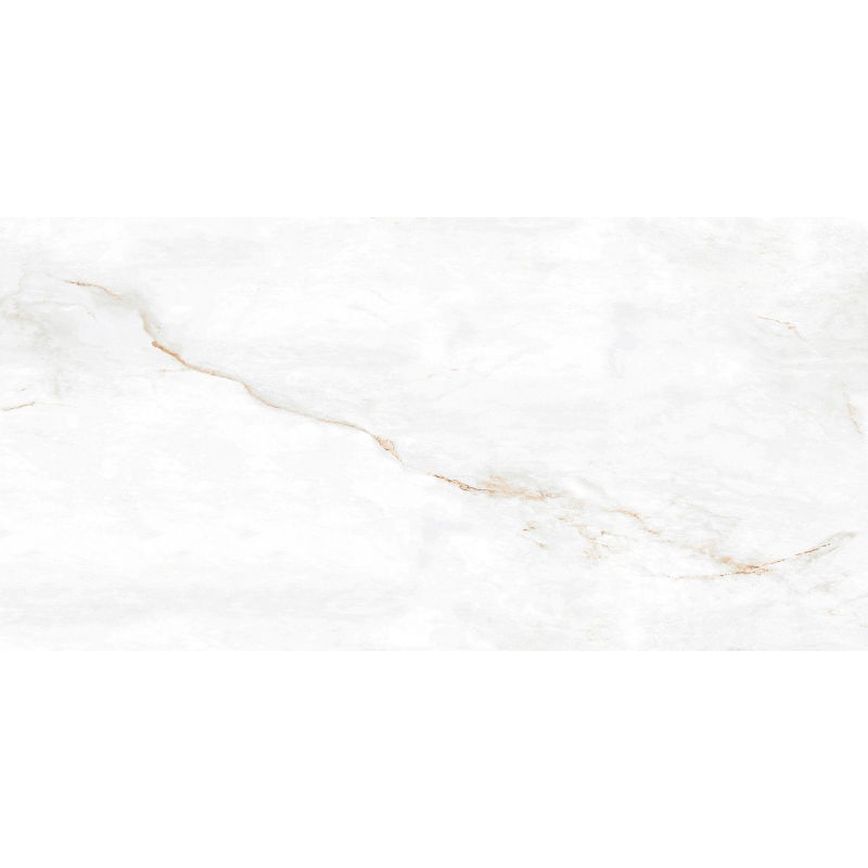 Mexen Brakel Échantillon blanc de grès émaillé rectifié G1, carreau sol-mur 120 x 60 cm, brillant - TL110-01-S