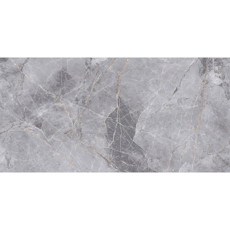 Mexen Eternity Muestra de gres esmaltado rectificado gris G1, azulejo para suelo y pared 120 x 60 cm, brillo - TL112-01-S