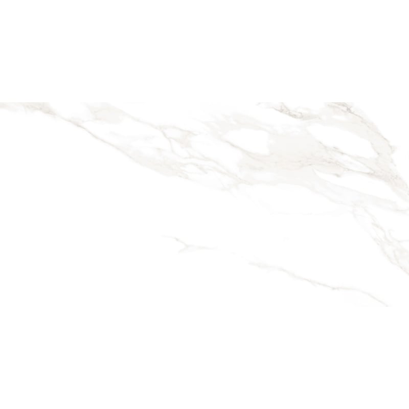 Mexen Luton Bianco glazed rectified porcelain tile sample. Floor-wall tile, glossy - TL113-00-S