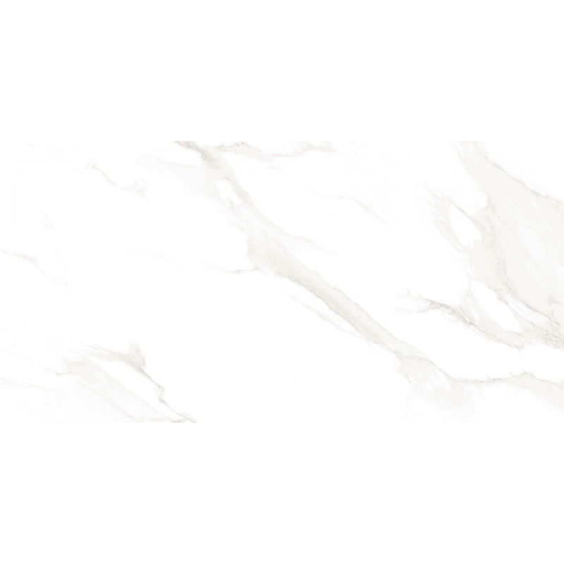 Mexen Luton Bianco Muster von glasiertem Feinsteinzeug rekt. G1, Boden- und Wandfliese 120 x 60 cm, glänzend - TL113-00-S