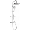 Mexen KT33 ensemble de douche en saillie avec douche de tête et mitigeur thermostatique, chrome - 771503393-00
