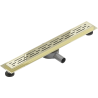 Mexen Flat 360° M01 draaibare lineaire afvoer 50 cm, goud - 1520050-40