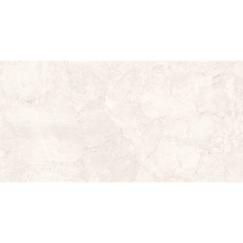 Mexen Artistic Amostra branca de grés esmaltado retificado G1, azulejo de piso e parede, brilhante - TL121-02-S