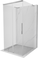Mexen Rox-3S L kolme seinaga dušinurk, lükandustega, 90 x 90 cm, läbipaistev, kroom - 8C2L-090-090-01-00-3S