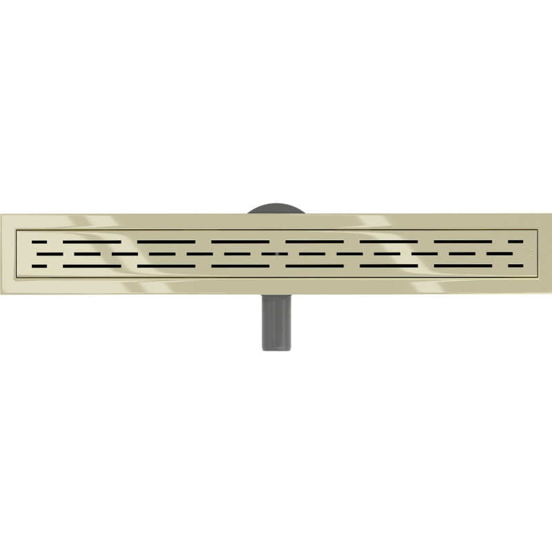 Mexen Flat 360° M01 drain linéaire pivotant 50 cm, doré - 1520050-40