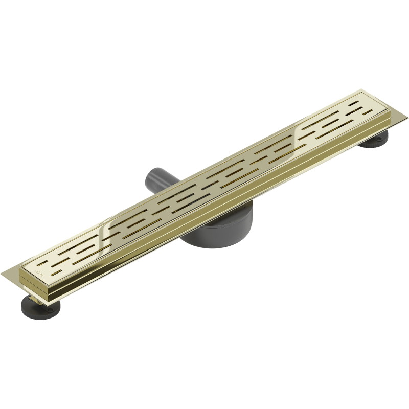 Mexen Flat 360° M01 Drehbarer Linienablauf 60 cm, goldfarben - 1520060-40