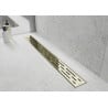 Mexen Flat 360° M01 siphon linéaire rotatif 70 cm, doré - 1520070-40
