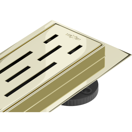Mexen Flat 360° M01 escoamento linear rotativo 70 cm, dourado - 1520070-40