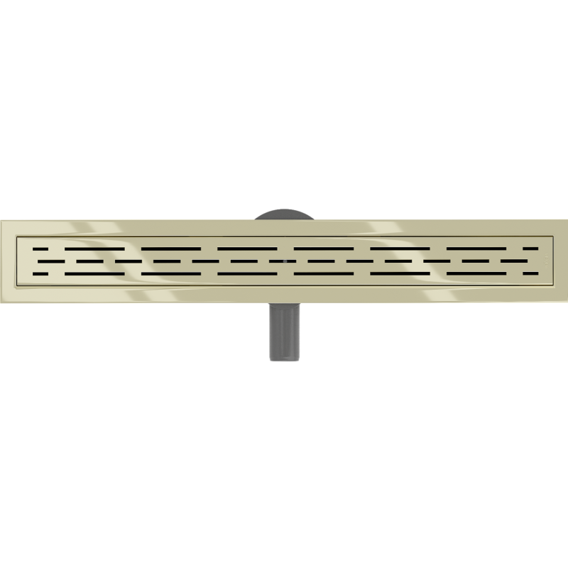 Mexen Flat 360° M01 draaibare lineaire afvoer 70 cm, goud - 1520070-40