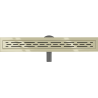 Mexen Flat 360° M01 siphon linéaire rotatif 70 cm, doré - 1520070-40
