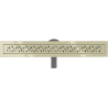 Mexen Flat 360° M12, drehbarer Linearablauf 70 cm, gold - 1521070-40