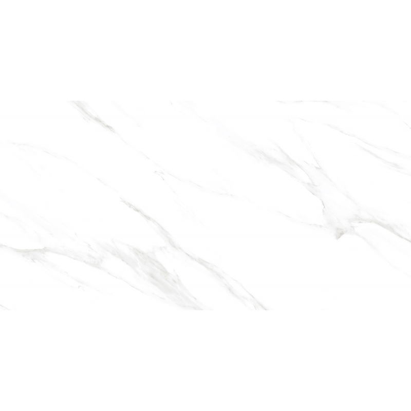 Mexen Bliss Muestra blanca de gres esmaltado rectificado G1, baldosa para suelo y pared 120 x 60 cm, brillo - TL149-00-S