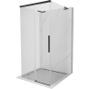 Mexen Rox-3S L cabine de douche coulissante à 3 parois 120 x 120 cm, transparent, noir - 8C2L-115-120-70-00-3S