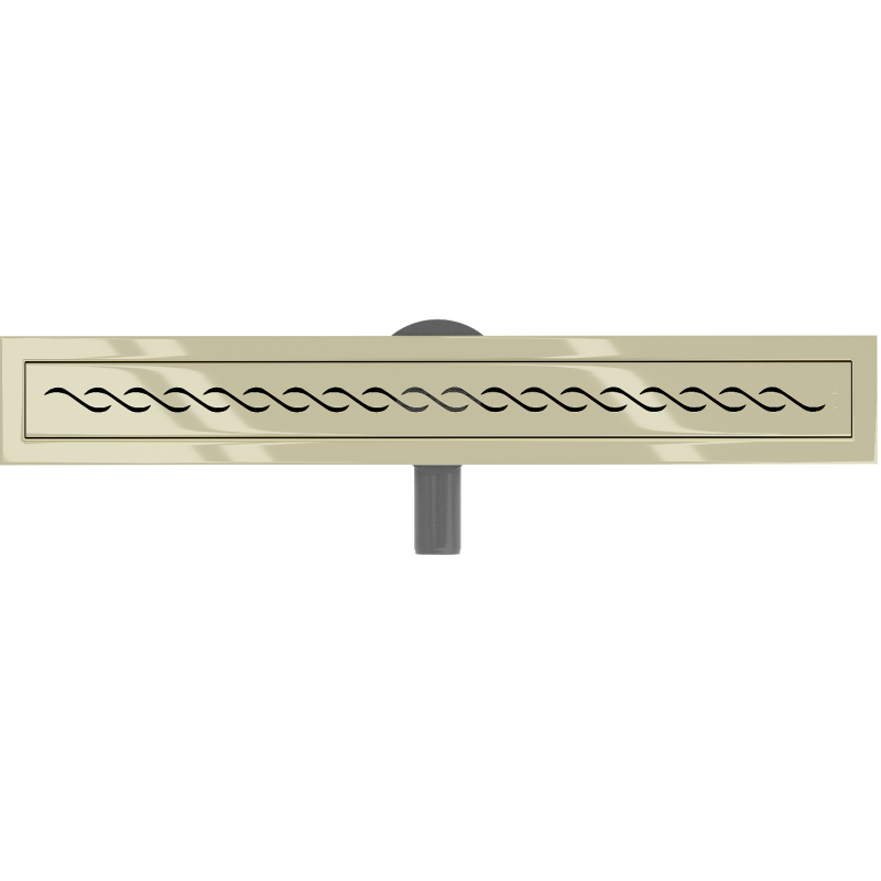 Mexen Flat 360° M18 scarico lineare orientabile 50 cm, dorato - 1523050-40