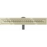 Mexen Flat 360° M18 roterende lijnafvoer 50 cm, goud - 1523050-40