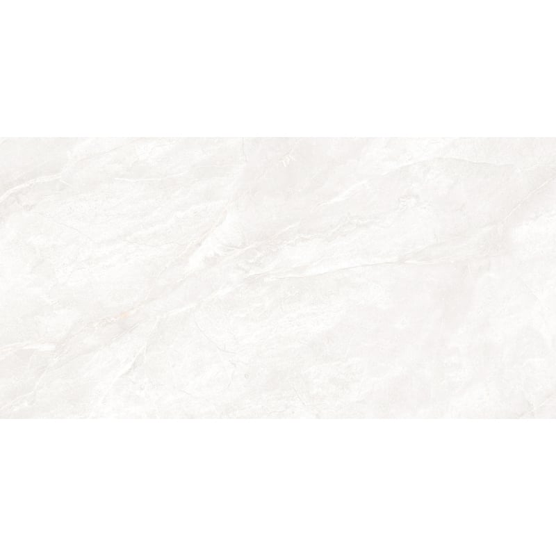 Mexen Walcey Bianco glazed rectified ceramic sample G1, floor-wall tile, gloss - TL150-00-S