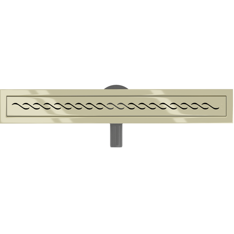 Mexen Flat 360° M18 ralo de duche linear rotativo 60 cm, dourado - 1523060-40