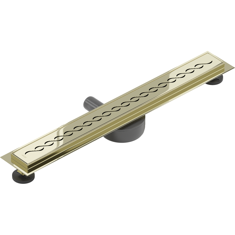 Mexen Flat 360° M18 ralo linear giratório 70 cm, dourado - 1523070-40