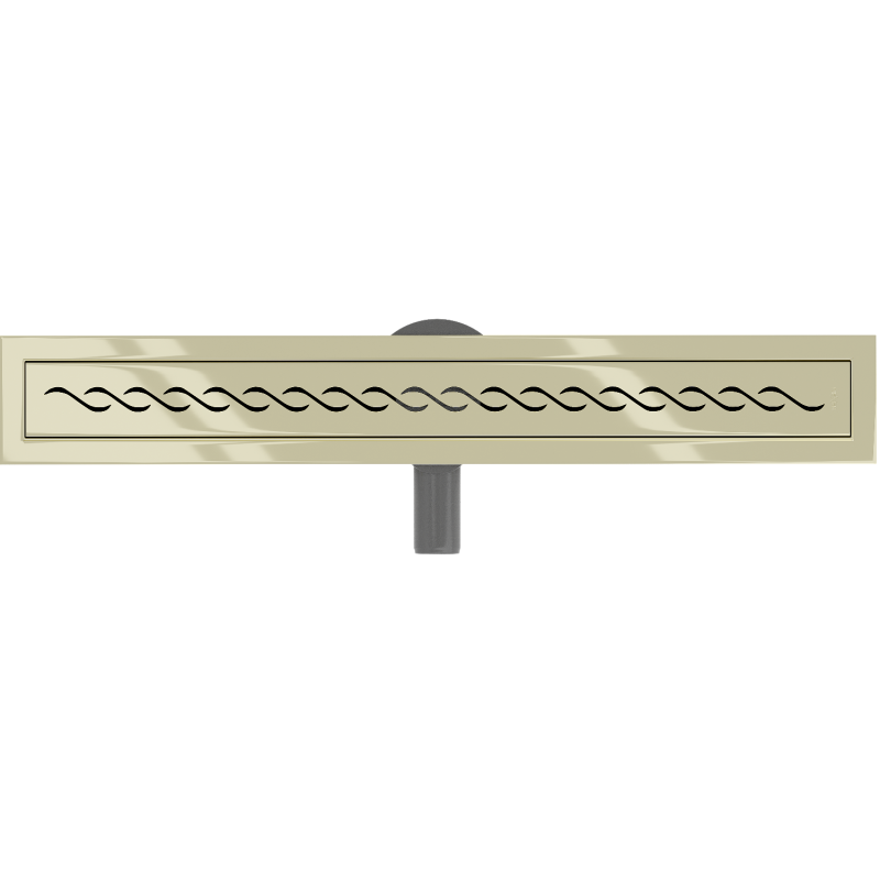 Mexen Flat 360° M18 draaibare lijnafvoer 70 cm, goud - 1523070-40