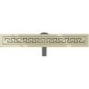 Mexen Flat 360° M15 Rotierender Linearablauf 50 cm, gold - 1524050-40