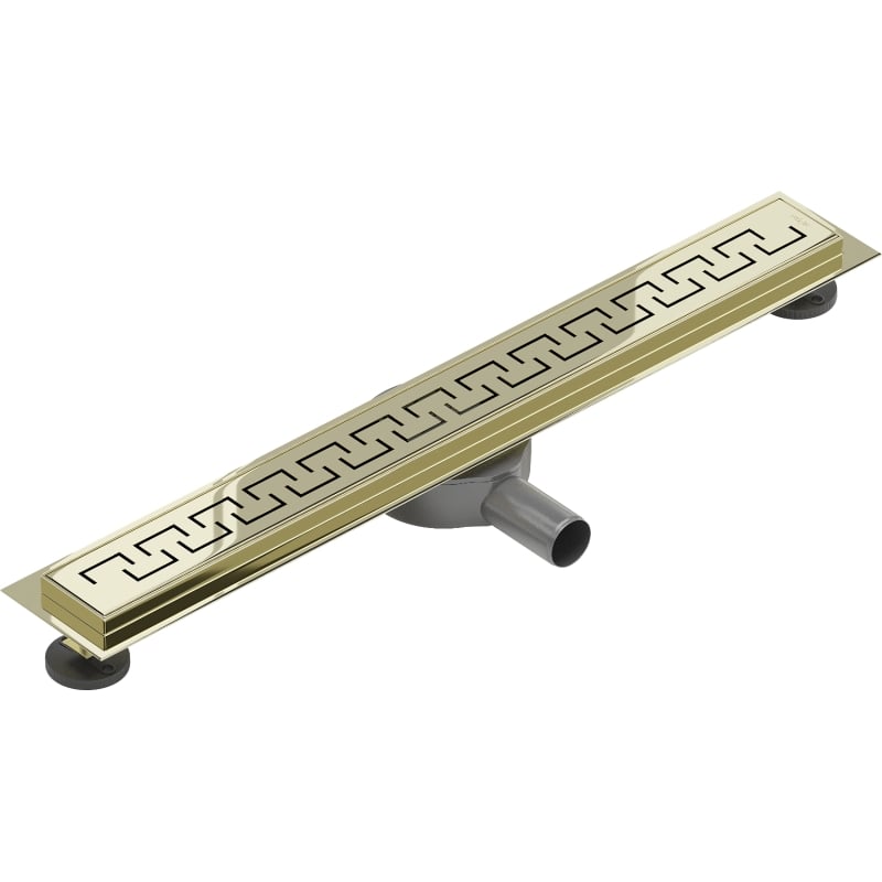 Mexen Flat 360° M15 Rotierender Linearablauf 50 cm, gold - 1524050-40