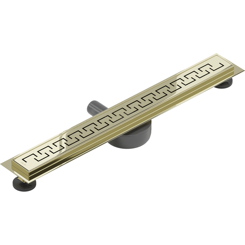 Mexen Flat 360° M15 drain linéaire pivotant 50 cm, doré - 1524050-40