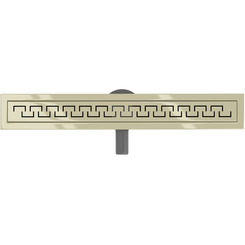 Mexen Flat 360° M15 Rotating Linear Drain 60 cm, Gold - 1524060-40