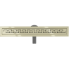 Mexen Flat 360° M15 Linear Rotating Drain 60 cm, Gold - 1524060-40