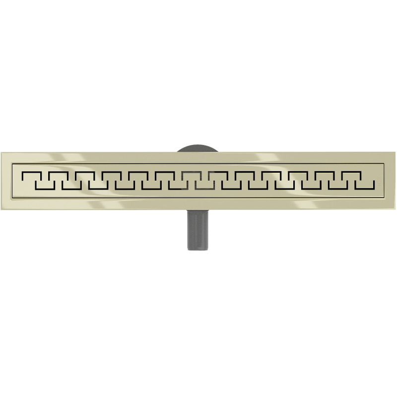 Mexen Flat 360° M15 Rotating Linear Drain 70 cm, Gold - 1524070-40