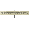 Mexen Flat 360° M15 Rotating Linear Drain 70 cm, Gold - 1524070-40