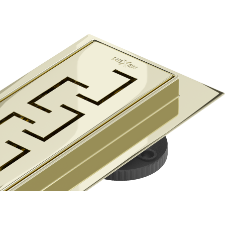 Mexen Flat 360° M15 Rotating Linear Drain 70 cm, Gold - 1524070-40