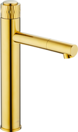 Mexen Diamond rubinetto alto per lavabo, oro - 71510-50