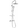 Mexen KT40 ensemble de douche en saillie avec pomme de douche et mitigeur thermostatique, chrome - 771504093-00