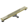 Mexen Flat 360° M08 Drehbarer Linienablauf 50 cm, golden - 1525050-40