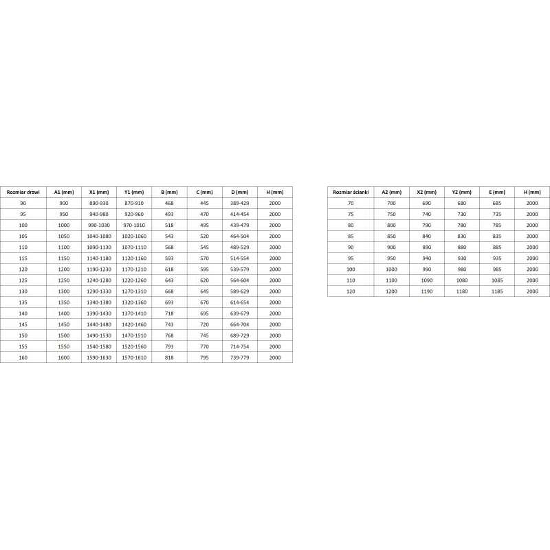 Mexen Rox-3S L duschkabine 3-seitig verschiebbar 150 x 110 cm, transparent, gun metal - 8C2L-150-110-95-00-3S