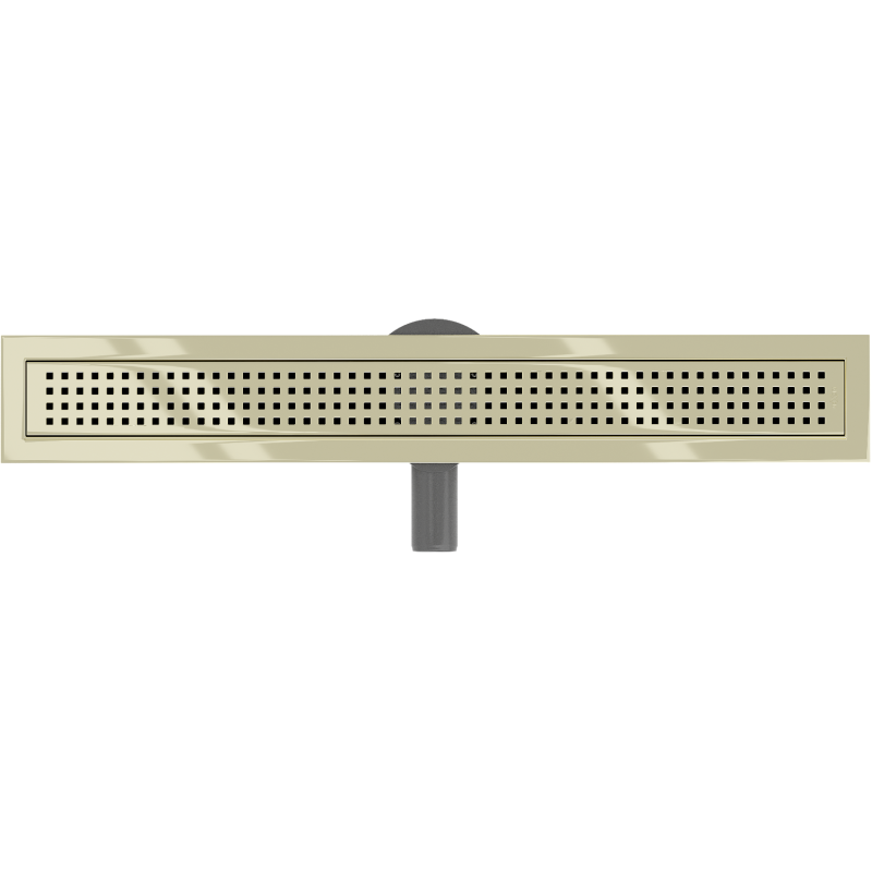 Mexen Flat 360° M08 siphon linéaire rotatif 70 cm, doré - 1525070-40