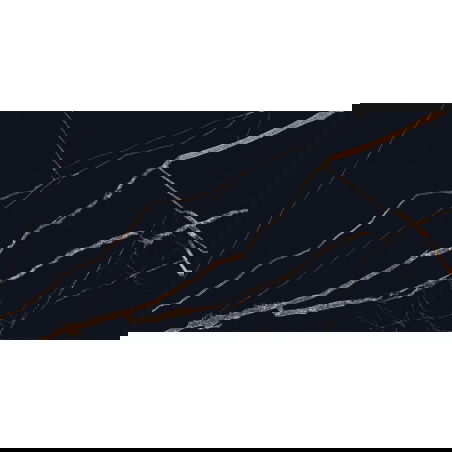 Mexen Fossil Preta amostra de gres vidrado rect. G1, azulejo de piso e parede, alto brilho - TL213-00-S