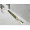 Mexen Flat 360° M08 drain linéaire pivotant 90 cm, doré - 1525090-40