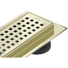 Mexen Flat 360° M08 drain linéaire pivotant 90 cm, doré - 1525090-40