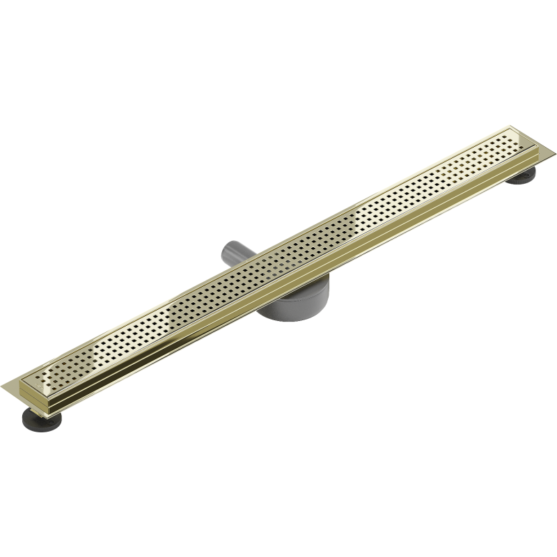 Mexen Flat 360° M08 drain linéaire rotatif 90 cm, or - 1525090-40