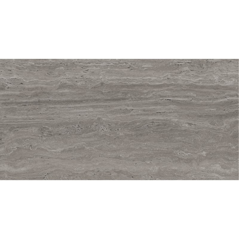 Mexen Neo Travertino Black glazed rectified porcelain tile sample. G1, floor-wall tile 120 x 60 cm, matte - TL302-06-S