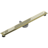Mexen Flat 360° M15 draaibare lineaire afvoer 100 cm, goud - 1524100-40