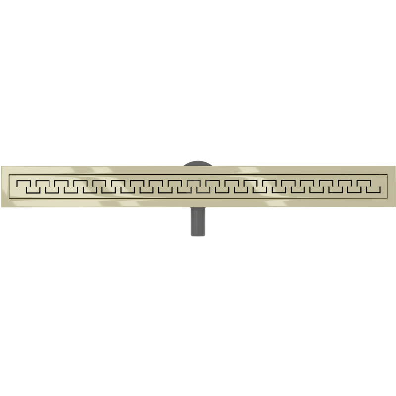 Mexen Flat 360° M15 roterande linjär golvbrunn 90 cm, guld - 1524090-40