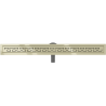Mexen Flat 360° M15 Drehbarer Linienablauf 90 cm, gold - 1524090-40