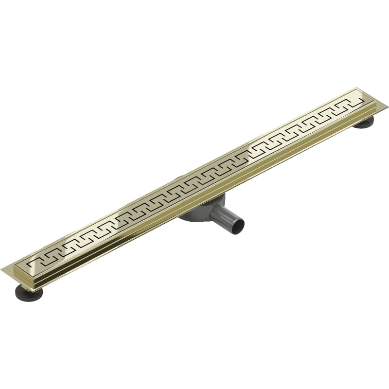 Mexen Flat 360° M15 drain linéaire pivotant 90 cm, doré - 1524090-40