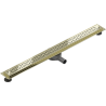 Mexen Flat 360° M15 drain linéaire pivotant 90 cm, doré - 1524090-40