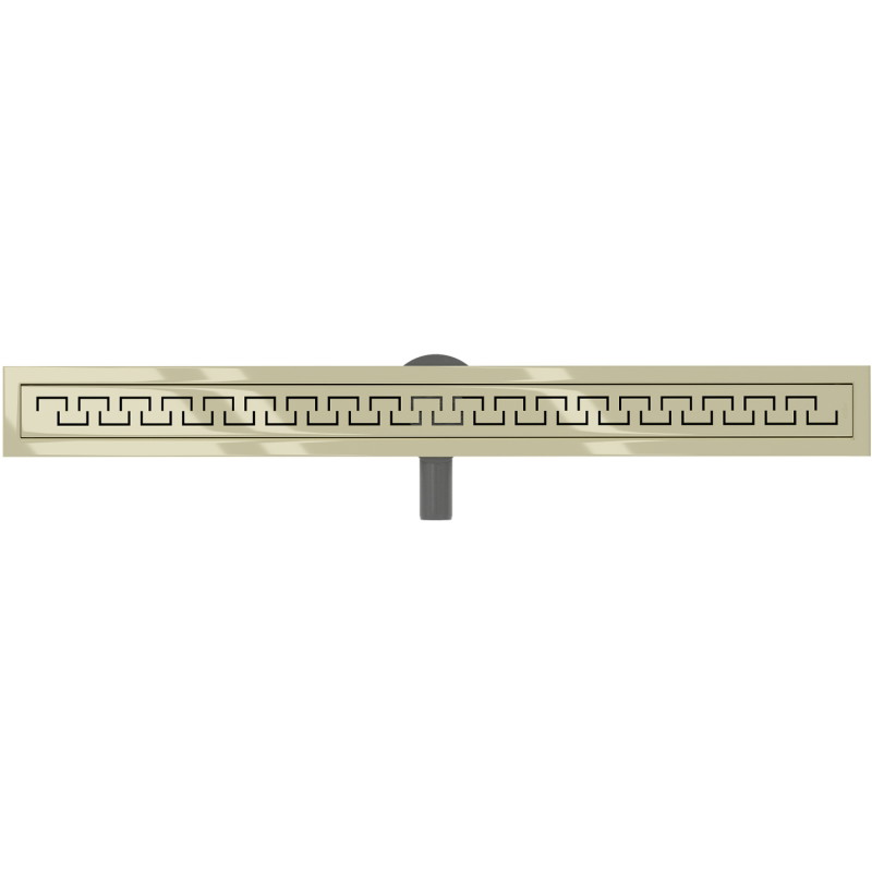 Mexen Flat 360° M15 drehbarer Linienablauf 80 cm, gold - 1524080-40