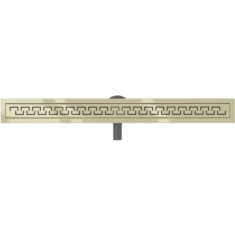 Mexen Flat 360° M15 lineaire draaigoot 80 cm, goud - 1524080-40