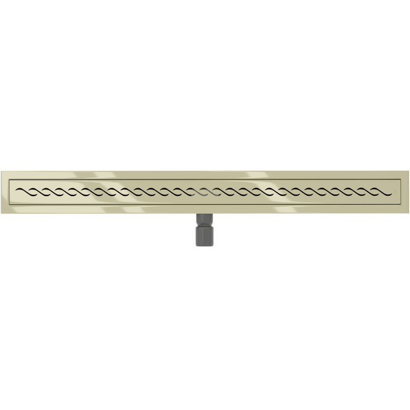Mexen Flat 360° M18 Drehbarer Linienablauf 90 cm, gold - 1523090-40